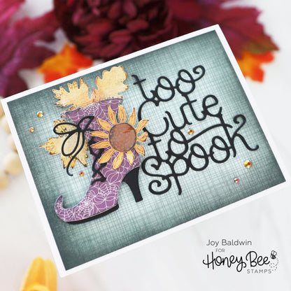 Too Cute To Spook - Honey Cuts - Stand - Alone Dies - Honey Bee Stamps