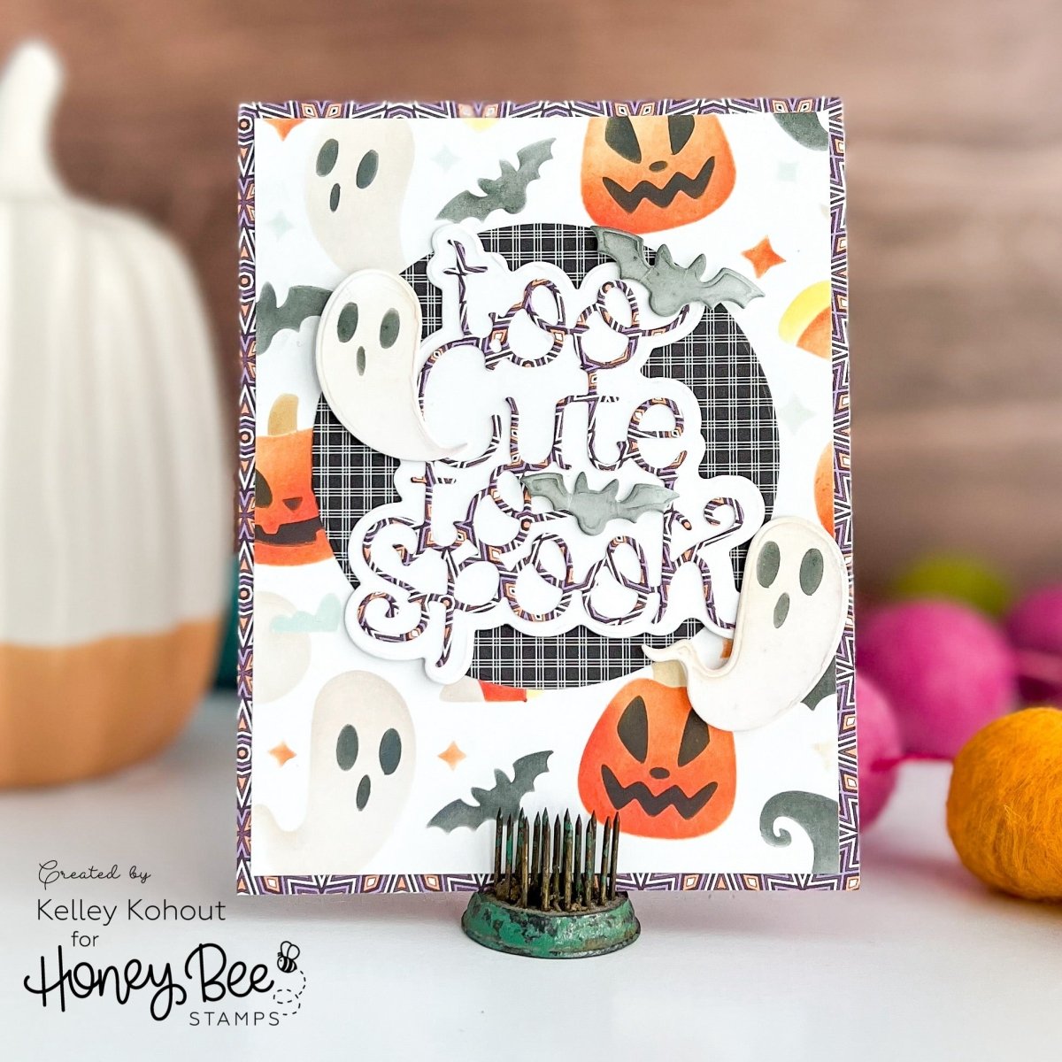 Too Cute To Spook - Honey Cuts - Stand - Alone Dies - Honey Bee Stamps