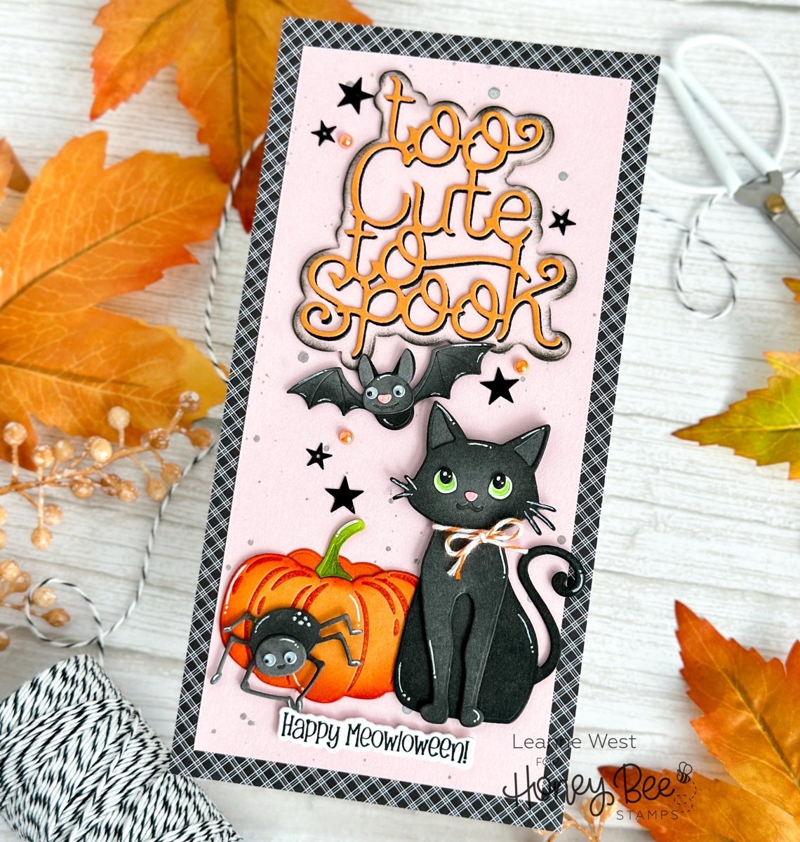 Too Cute To Spook - Honey Cuts - Stand - Alone Dies - Honey Bee Stamps