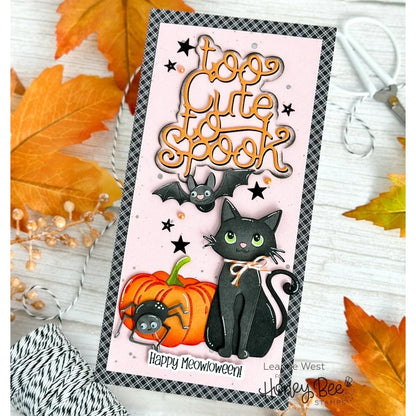 Too Cute To Spook - Honey Cuts - Stand - Alone Dies - Honey Bee Stamps