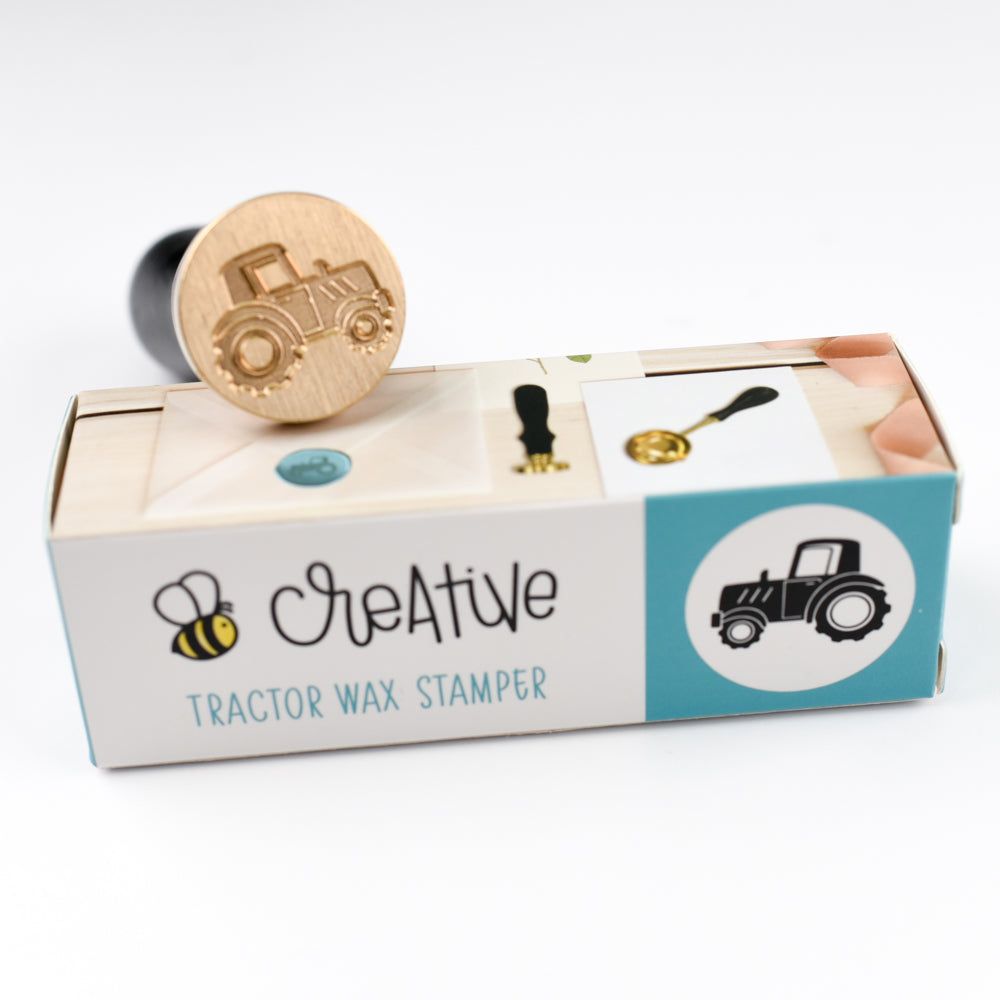 Tractor - Wax Stamper - Honey Bee Stamps