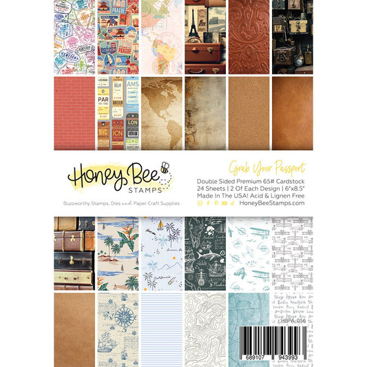 Travel Paper & Gems Bundle - Honey Bee Stamps