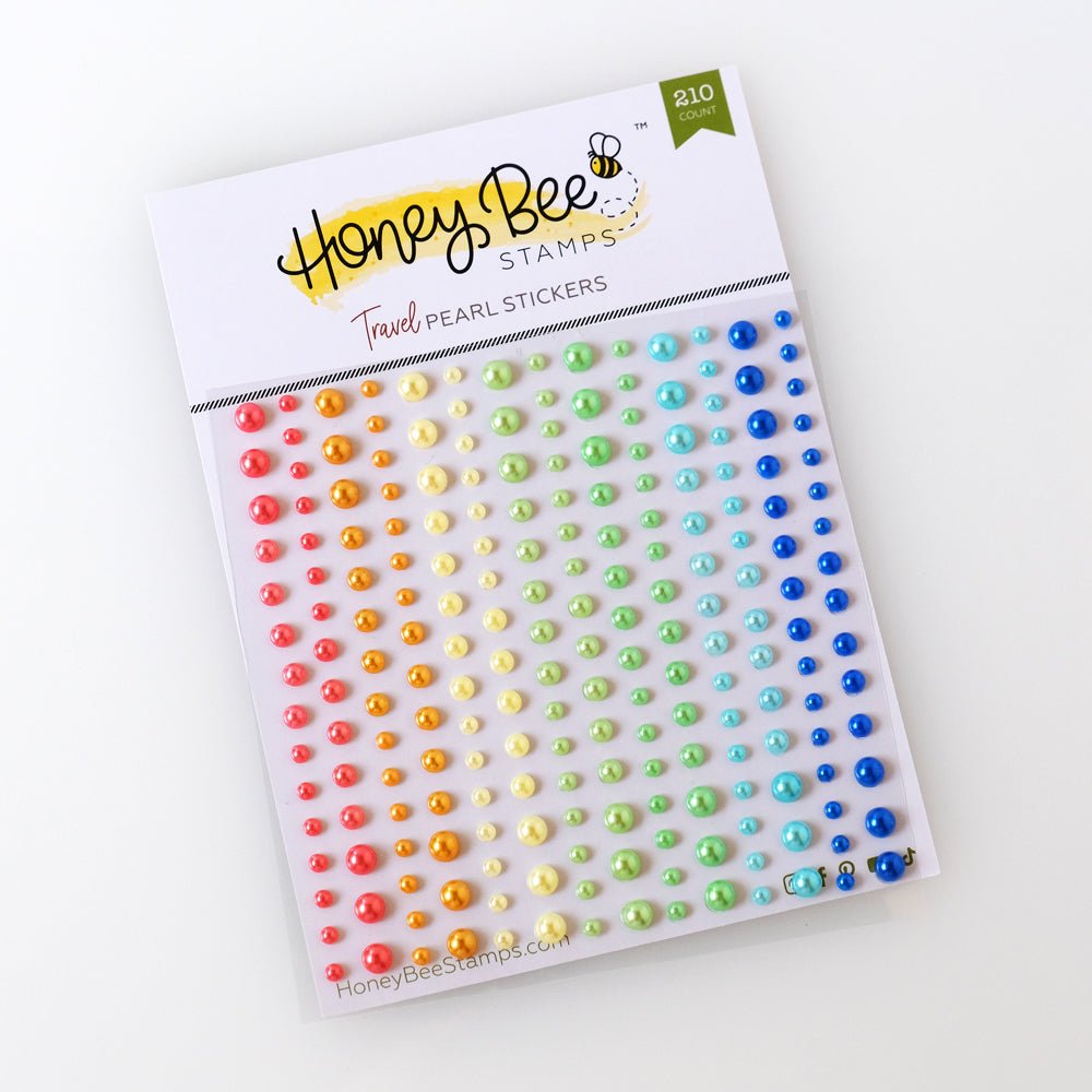 Travel Pearl Stickers - 210 Count - Honey Bee Stamps