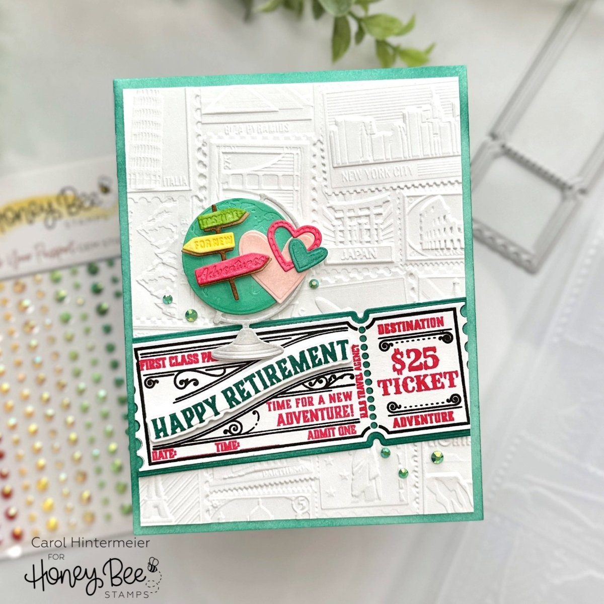 Travel Pearl Stickers - 210 Count - Honey Bee Stamps