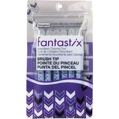 Tsukineko Fantastix Absorbent Coloring Tool - Brush Tip, Pkg of 6 - Honey Bee Stamps