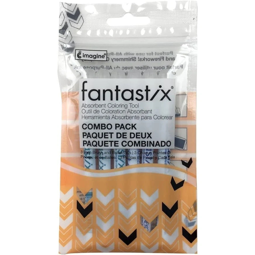 Tsukineko Fantastix Absorbent Coloring Tool - Combo Pack, Pkg of 6 - Honey Bee Stamps
