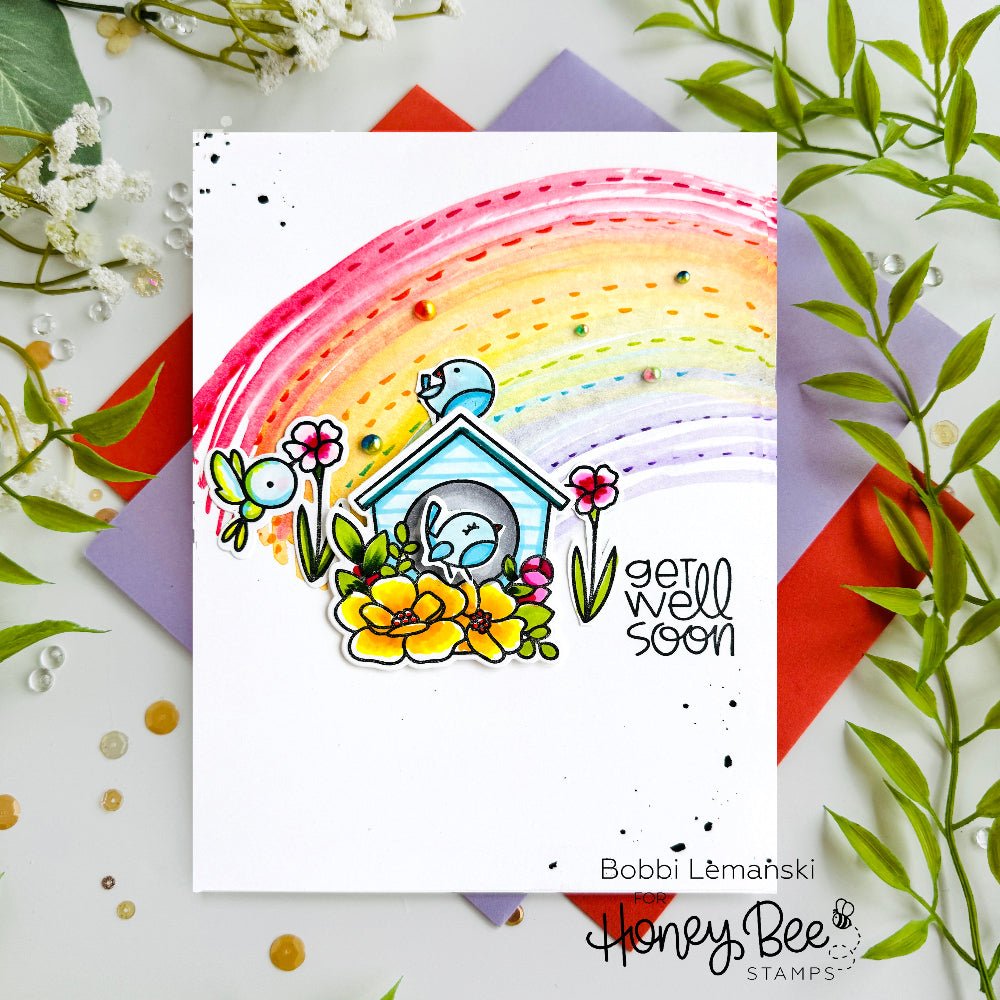 Tweeties - Honey Cuts Coordinating Dies by Paper Smooches - Honey Bee Stamps