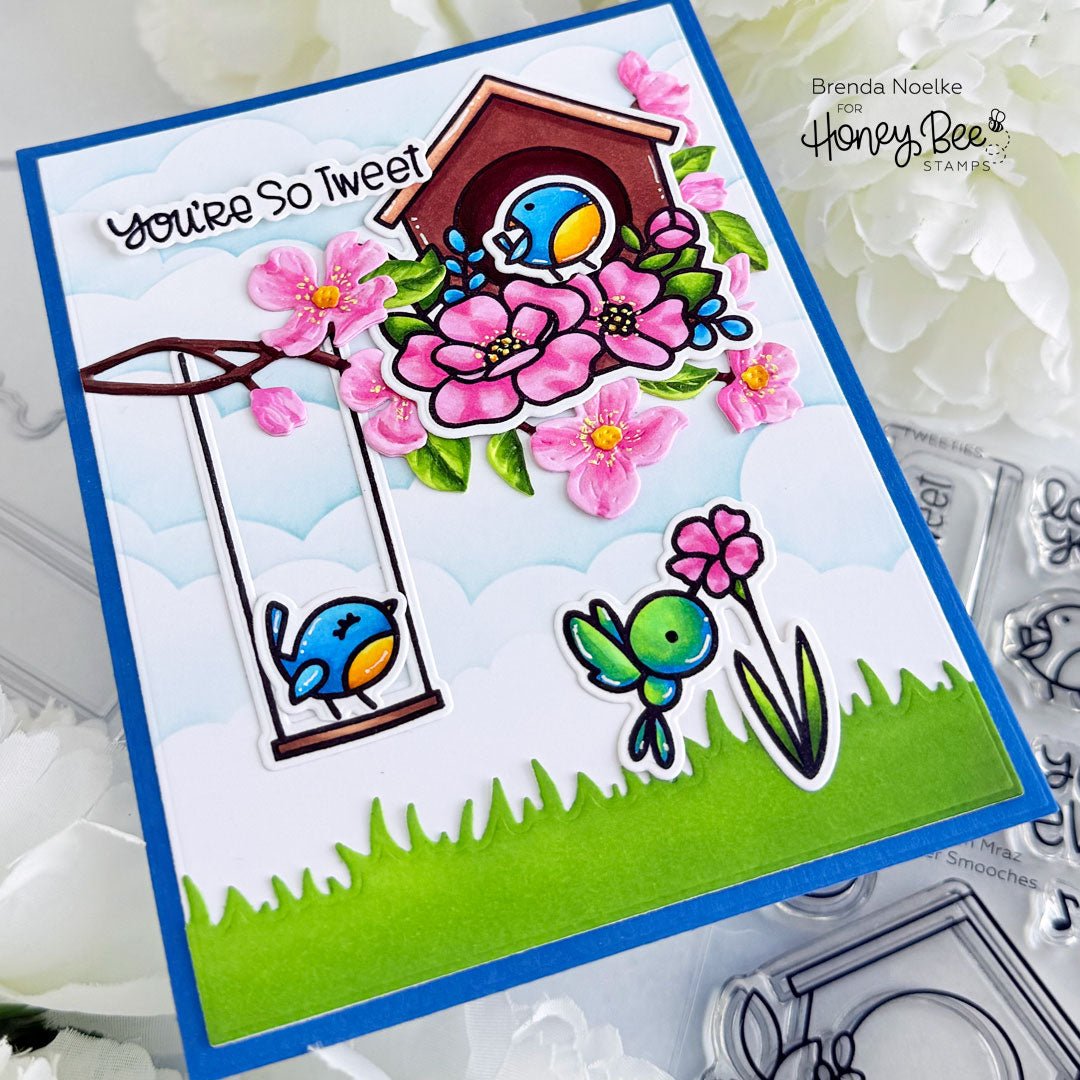 Tweeties - Honey Cuts Coordinating Dies by Paper Smooches - Honey Bee Stamps