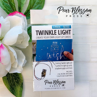 Twinkle Light LED - 2 - Pack For Light Up Cards - Honey Bee Stamps