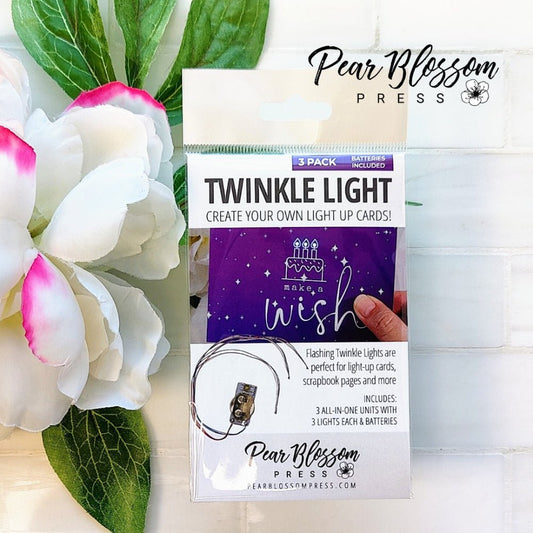 Twinkle Light LED - 3 - Pack For Light Up Cards - Honey Bee Stamps