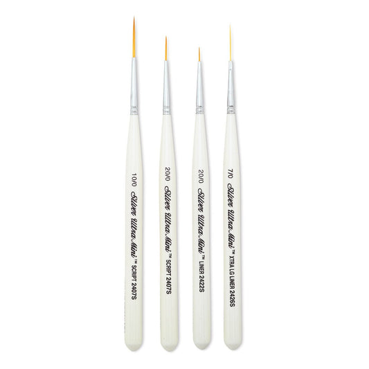 Ultra Mini® Detail 4pc Paint Brush Set - Honey Bee Stamps