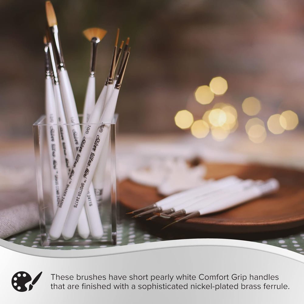 Ultra Mini® Striper 3pc Paint Brush Set - Honey Bee Stamps