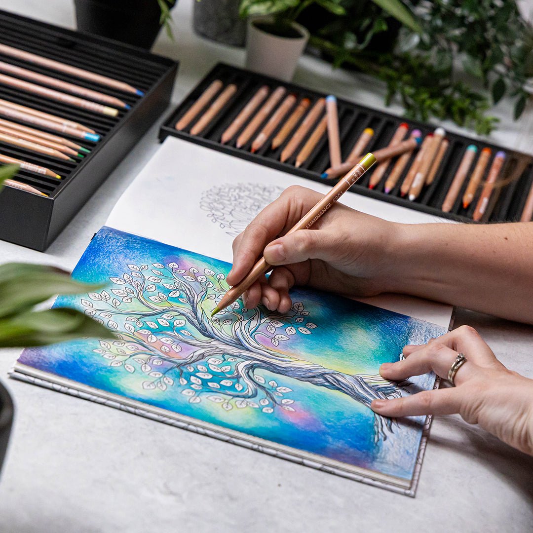 Vibrant Wilds - Adult Floral Coloring Book by Sarah Renae Clark - Honey Bee Stamps