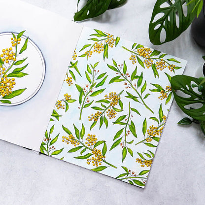 Vibrant Wilds - Adult Floral Coloring Book by Sarah Renae Clark - Honey Bee Stamps