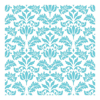 Vintage Flourish - 6"x6" Background Stencil - Honey Bee Stamps