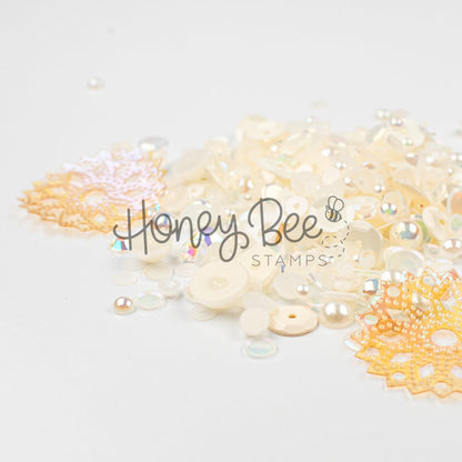 Vintage Lace - Treasure Blend - Sequins and Pearls - Honey Bee Stamps