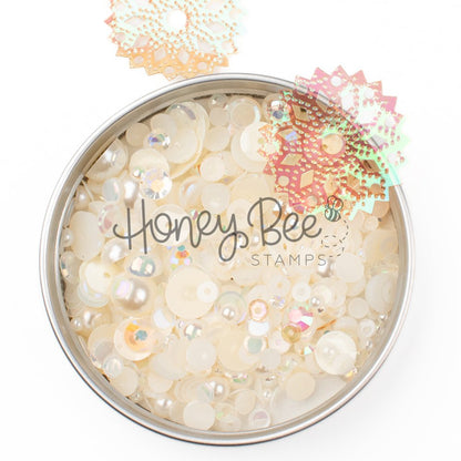 Vintage Lace - Treasure Blend - Sequins and Pearls - Honey Bee Stamps