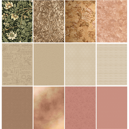 Vintage Love Paper Pad 6x8.5 - 24 Double - Sided Sheets - Honey Bee Stamps