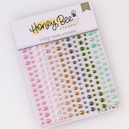 Vintage Love Paper Pads, Gem and Pearl Stickers Bundle - Honey Bee Stamps