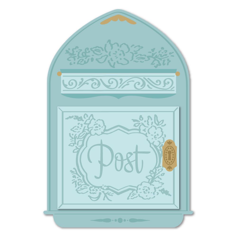 Vintage Mailbox A2 Card Base - Honey Cuts - Stand - Alone Dies - Honey Bee Stamps