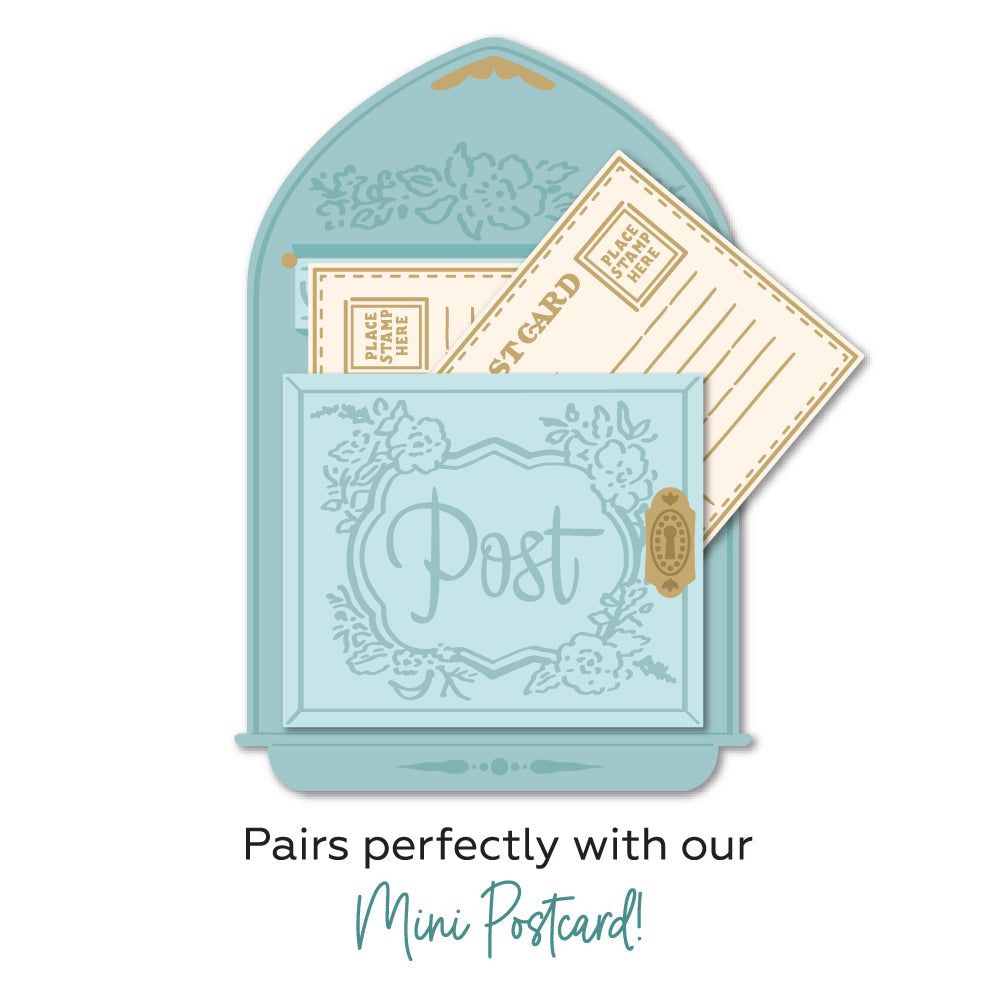 Vintage Mailbox A2 Card Base - Honey Cuts - Stand - Alone Dies - Honey Bee Stamps