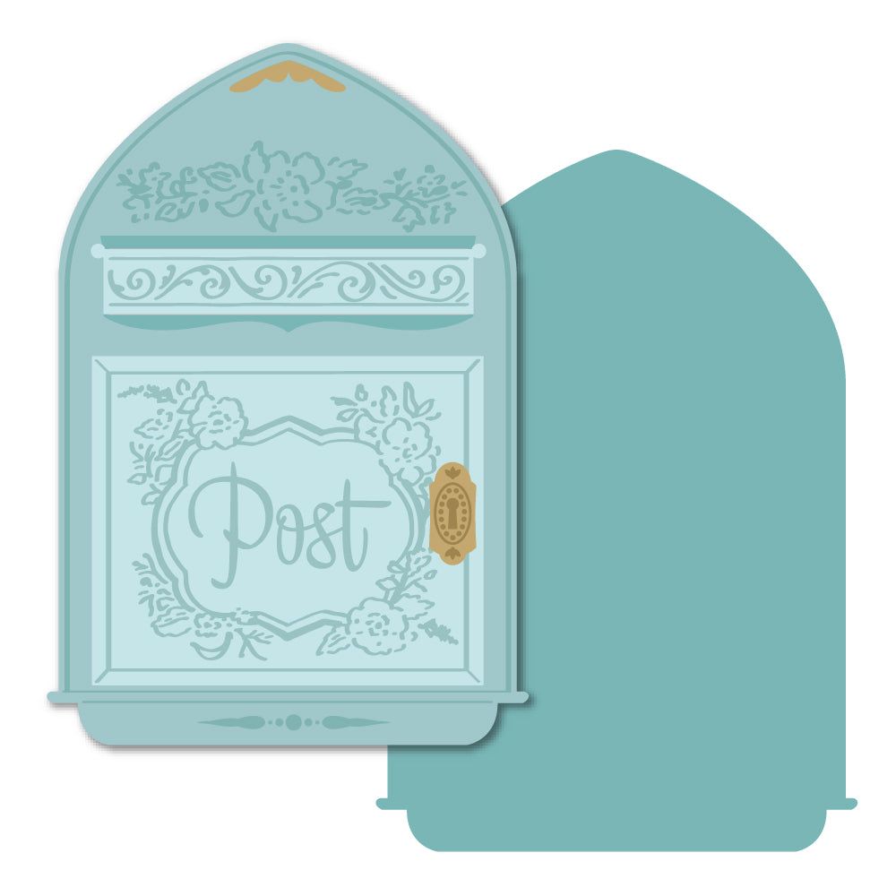 Vintage Mailbox A2 Card Base - Honey Cuts - Stand - Alone Dies - Honey Bee Stamps