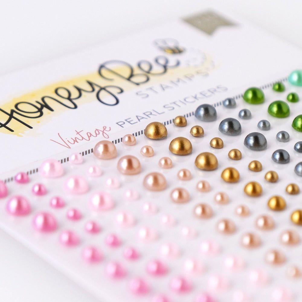 Vintage Pearls - Pearl Stickers - 210 Count - Honey Bee Stamps