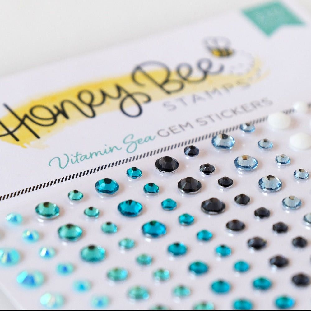 Vitamin Sea Gem Stickers - 210 Count - Honey Bee Stamps