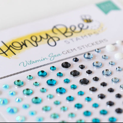 Vitamin Sea Gem Stickers - 210 Count - Honey Bee Stamps