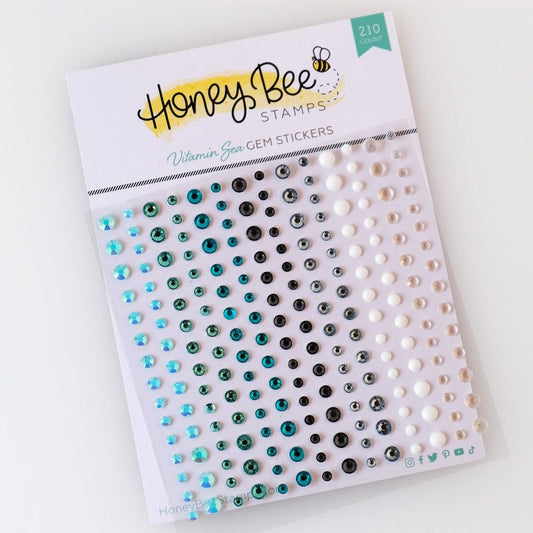 Vitamin Sea Gem Stickers - 210 Count - Honey Bee Stamps