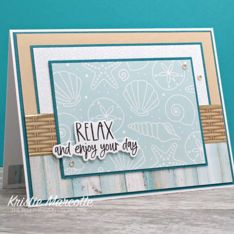 Vitamin Sea Paper Pad 6x8.5 - 24 Double - Sided Sheets - Honey Bee Stamps