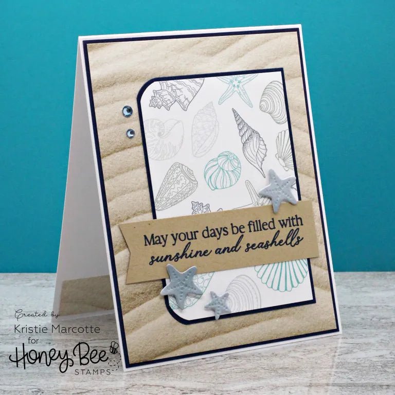 Vitamin Sea Paper Pad 6x8.5 - 24 Double - Sided Sheets - Honey Bee Stamps