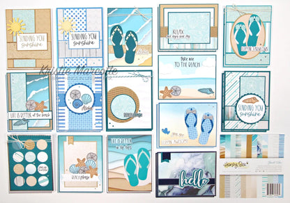 Vitamin Sea Paper Pad 6x8.5 - 24 Double - Sided Sheets - Honey Bee Stamps