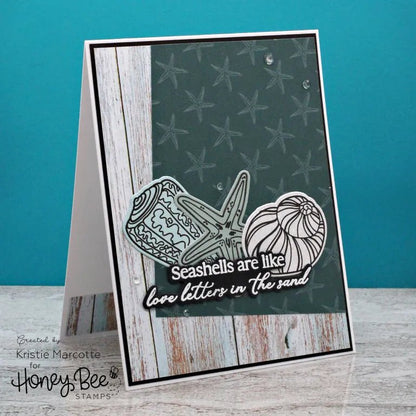 Vitamin Sea Paper Pad 6x8.5 - 24 Double - Sided Sheets - Honey Bee Stamps