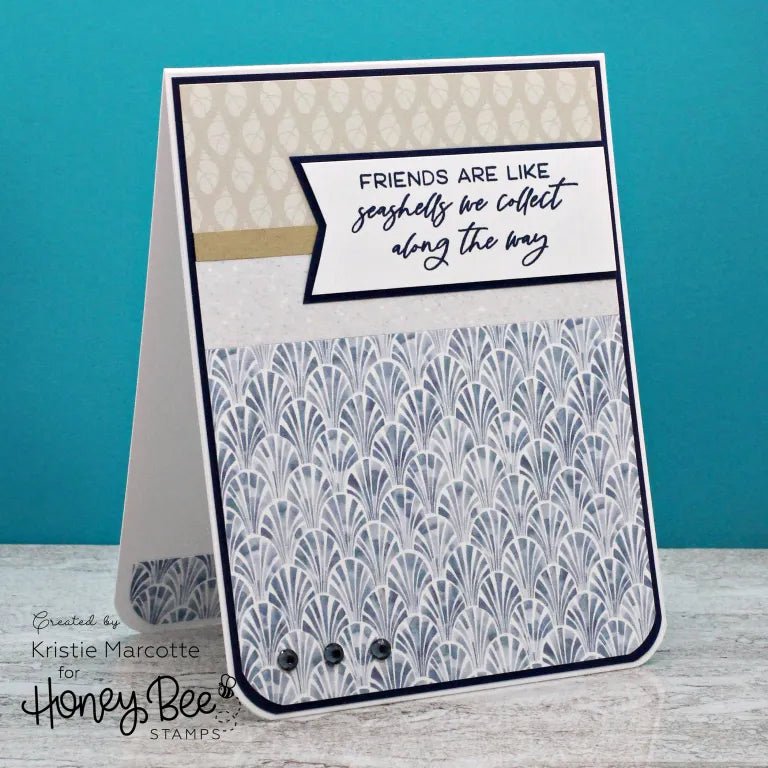 Vitamin Sea Paper Pad 6x8.5 - 24 Double - Sided Sheets - Honey Bee Stamps