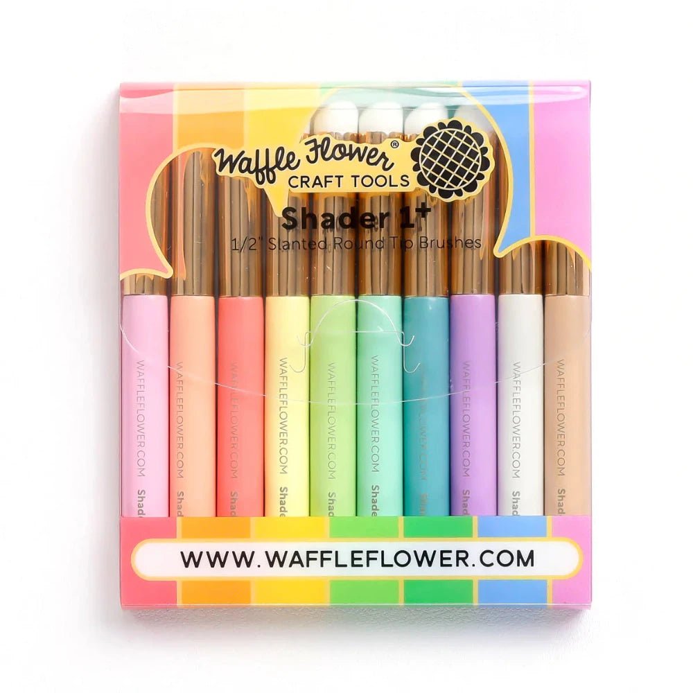 Waffle Flower Shader 1+ Rainbow 10 Pack - Honey Bee Stamps