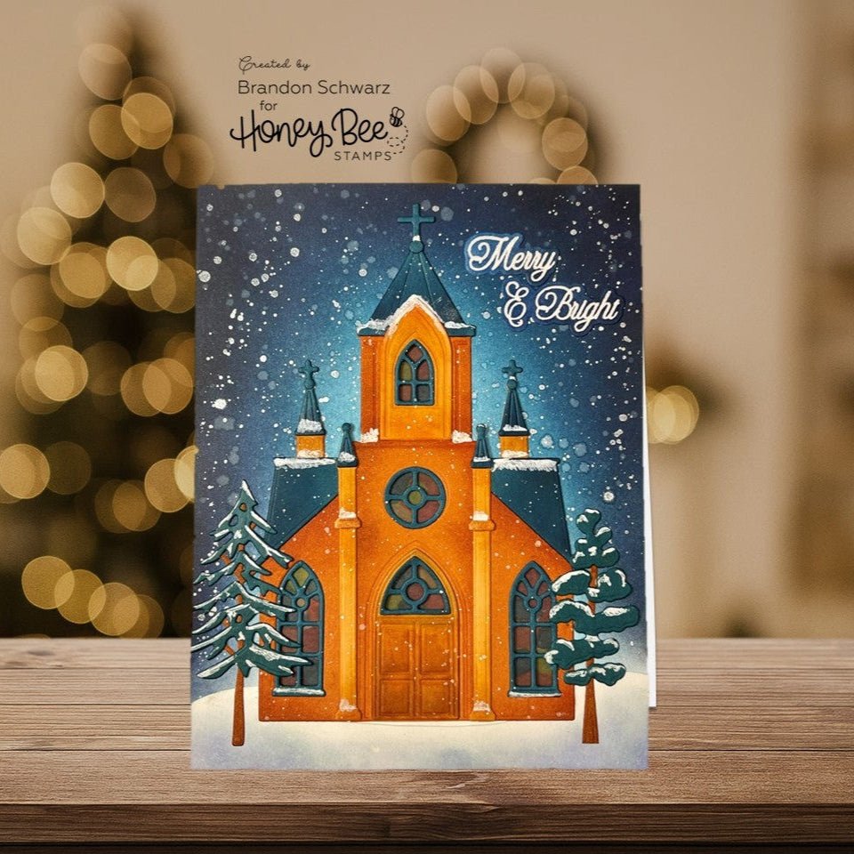 Warm Holiday Wishes - Honey Cuts - Coordinating Dies - Honey Bee Stamps