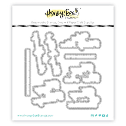 Warm Holiday Wishes - Honey Cuts - Coordinating Dies - Honey Bee Stamps