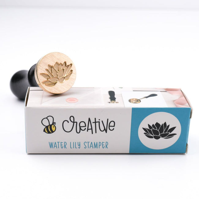 Water Lily - Wax Stamper - Honey Bee Stamps
