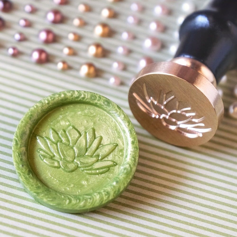 Water Lily - Wax Stamper - Retiring - Honey Bee Stamps