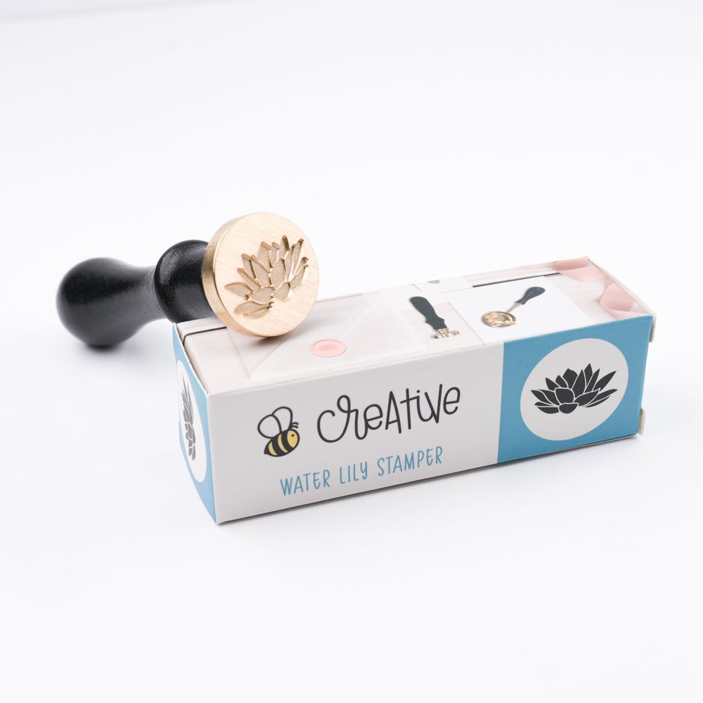 Water Lily - Wax Stamper - Retiring - Honey Bee Stamps