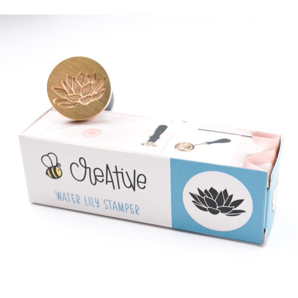 Water Lily - Wax Stamper - Retiring - Honey Bee Stamps