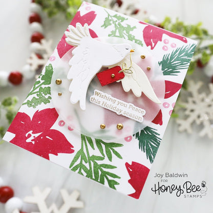 Winter Watercolor - 6x6 Photopolymer Stamp Set - Retiring - Honey Bee Stamps