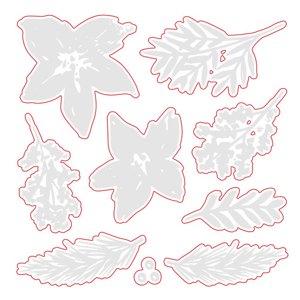 Winter Watercolor - Honey Cuts - Coordinating Dies - Retiring - Honey Bee Stamps