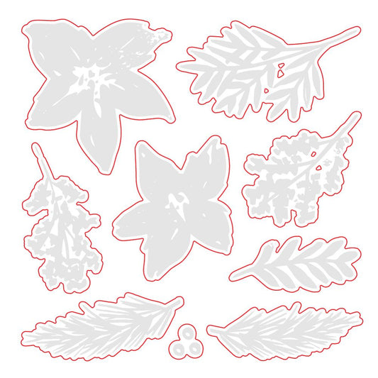 Winter Watercolor - Honey Cuts - Coordinating Dies - Retiring - Honey Bee Stamps