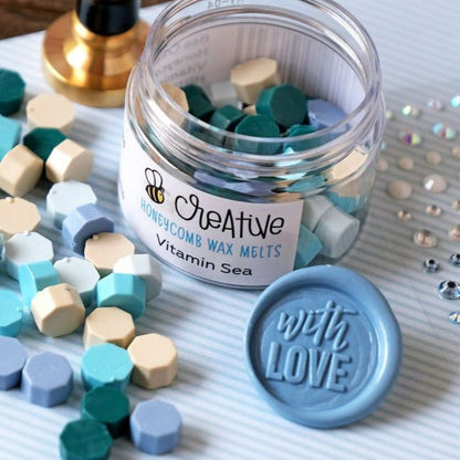 With Love - Wax Stamper - Honey Bee Stamps