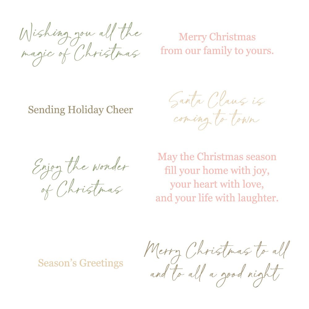 Wonder Of Christmas - 4x4 Photopolymer Stamp Set - Honey Bee Stamps