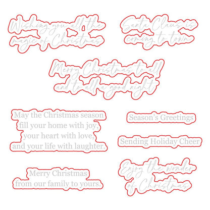 Wonder Of Christmas - Honey Cuts - Coordinating Dies - Honey Bee Stamps