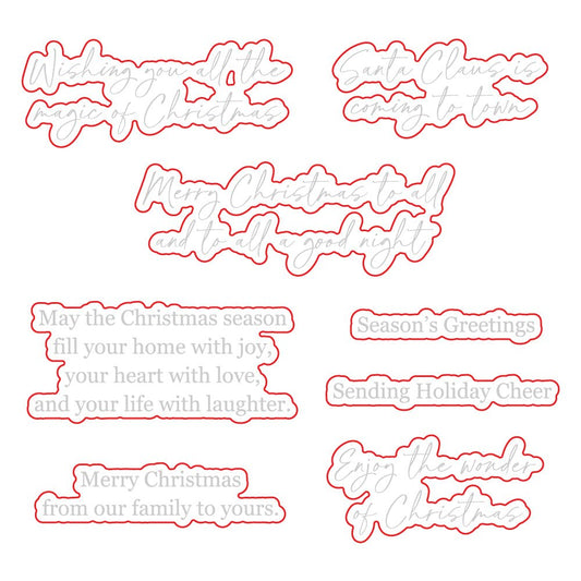 Wonder Of Christmas - Honey Cuts - Coordinating Dies - Honey Bee Stamps