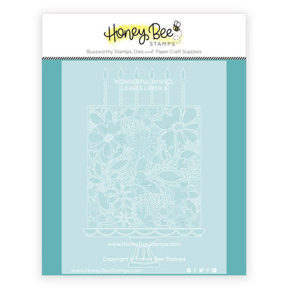 Wonderful Wishes - Set of 6 - A2 4.25"x5.5" Coordinating Stencils - Honey Bee Stamps